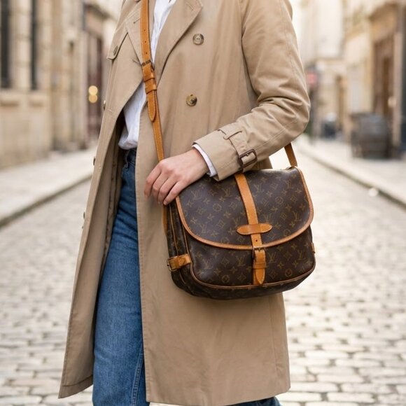 Louis Vuitton Handbags - Louis Vuitton Shoulder Bag Saumur 35